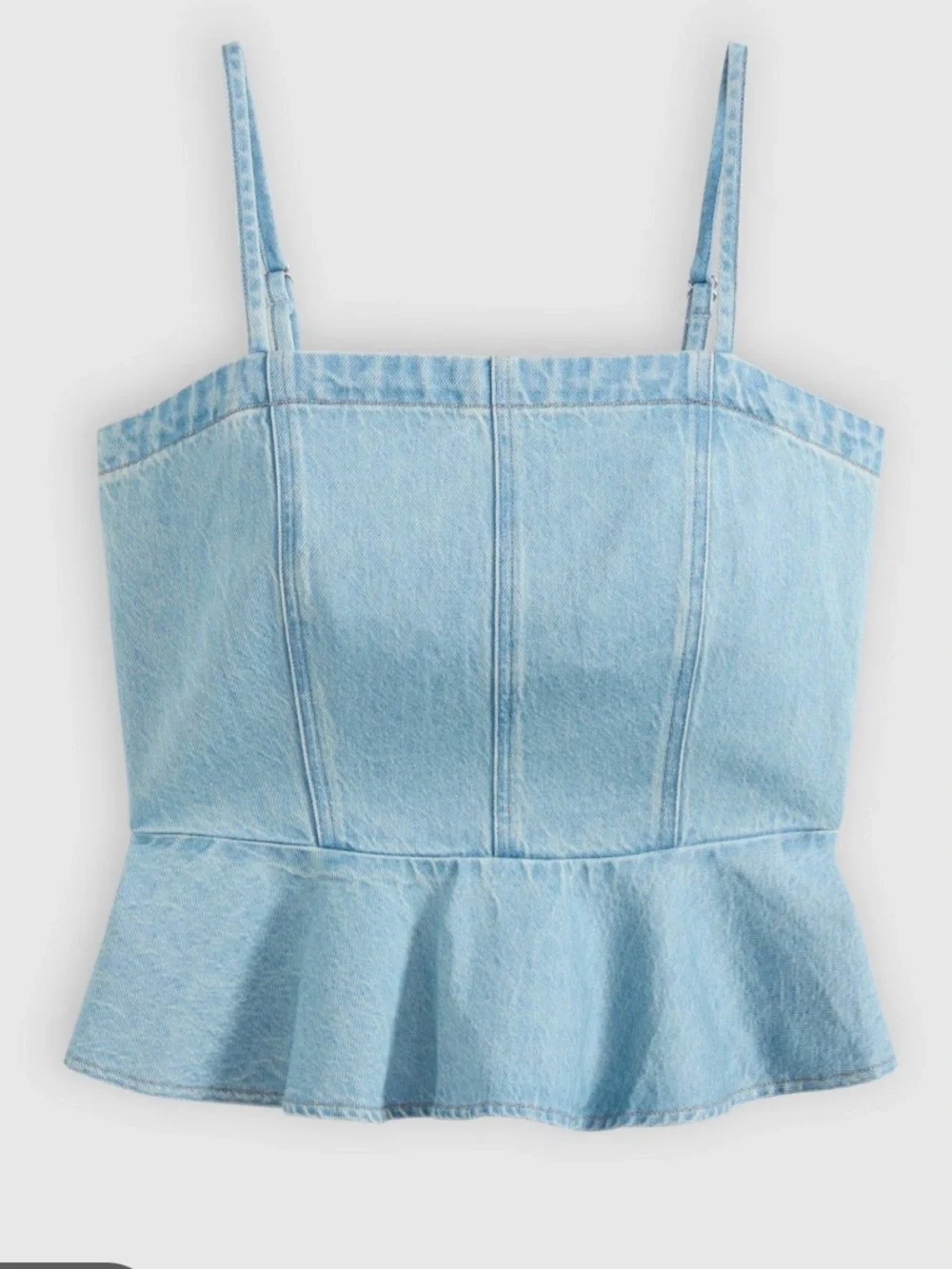 Levi’s Anderson Flounce Tank Top Denim